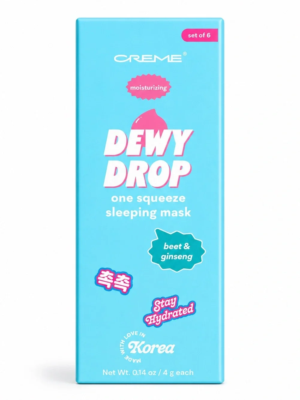 Creme Dewy Drop One Squeeze Sleeping Mask - Blue